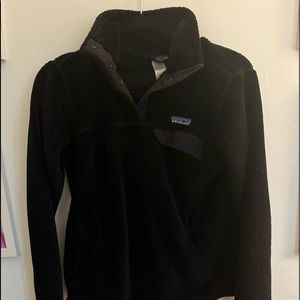 Patagonia re-tool Snap T Pullover Size Medium Black